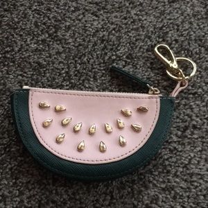 Watermelon Slice Change Purse with key holders